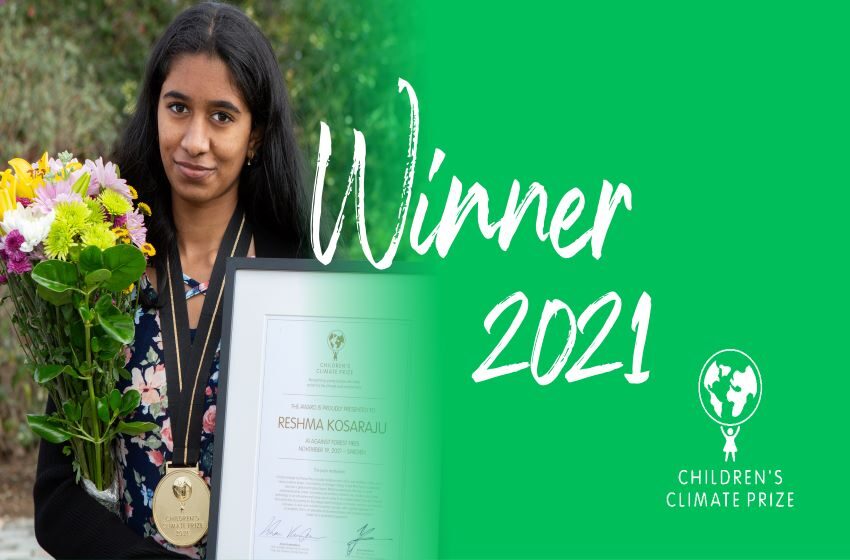 A 15-year old girl wins Climate Prize for AI-based fire warning system