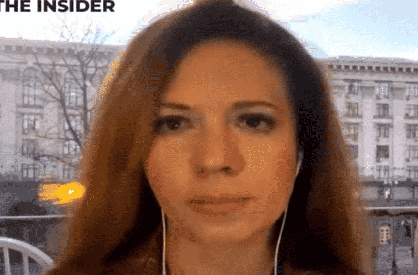 Oksana Baulina . Screenshot The Insider-YouTube